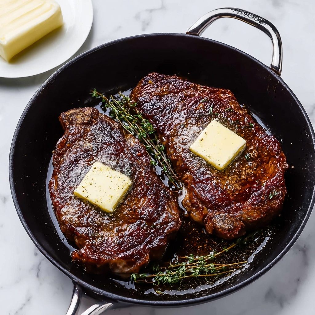 Oven Baked Ribeye Steak Recipe - Recipe Image