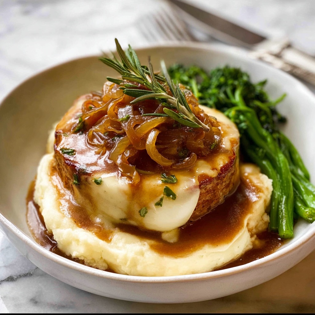 French Onion Smothered Pork Chops Recipe - Recipe Image