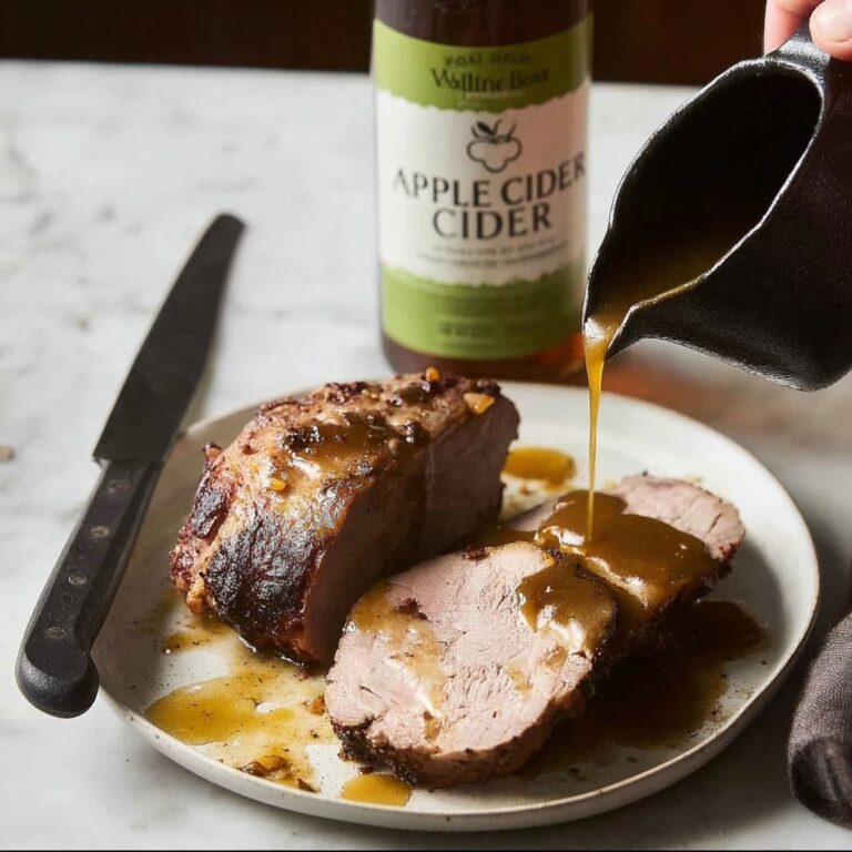 Apple Cider Glazed Pork Tenderloin Recipe