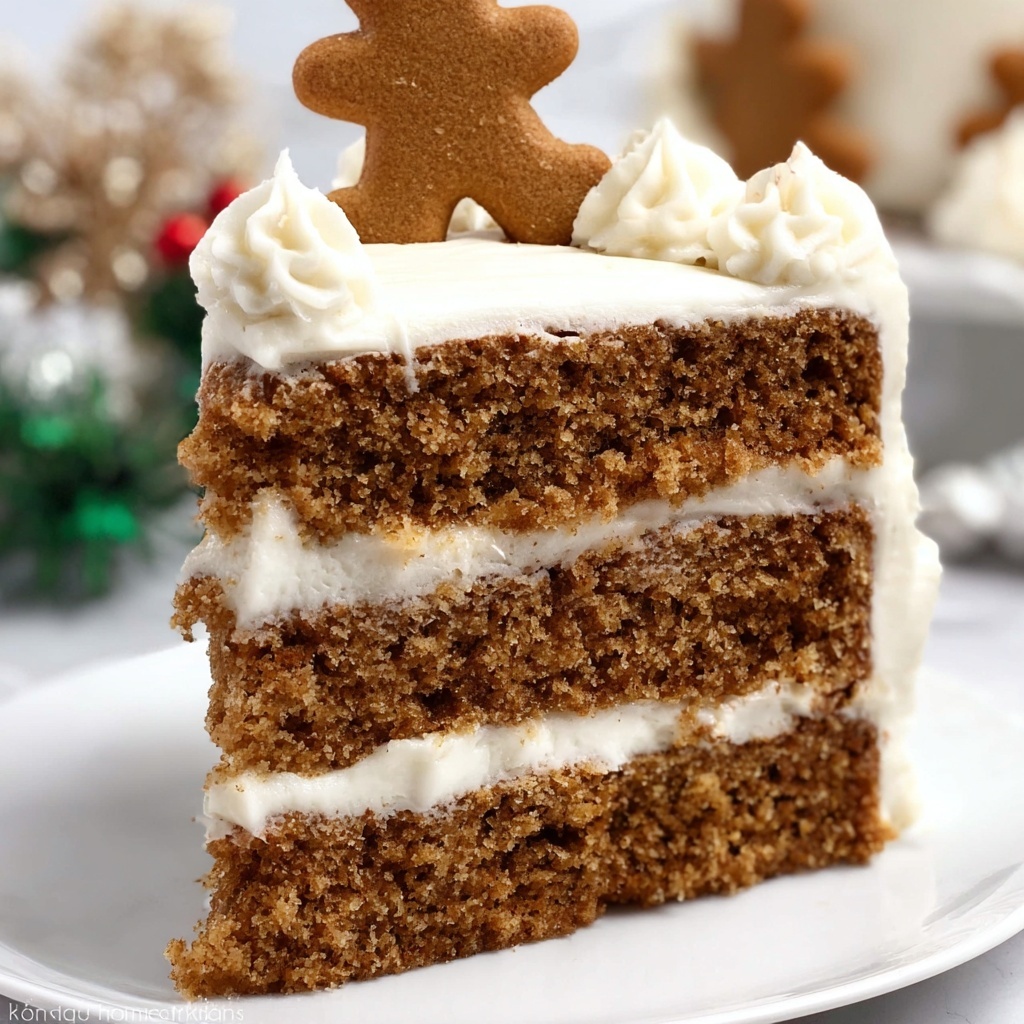 Gingerbread Layer Cake Recipe - Recipe Image