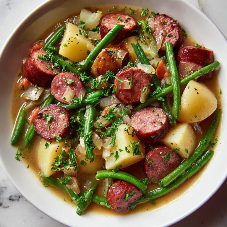 Crockpot Kielbasa and Green Beans Recipe