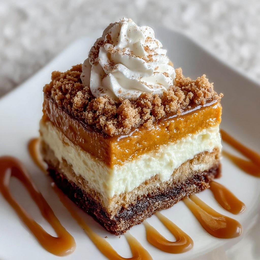 Pumpkin Cheesecake Bars Recipe - Recipe Image