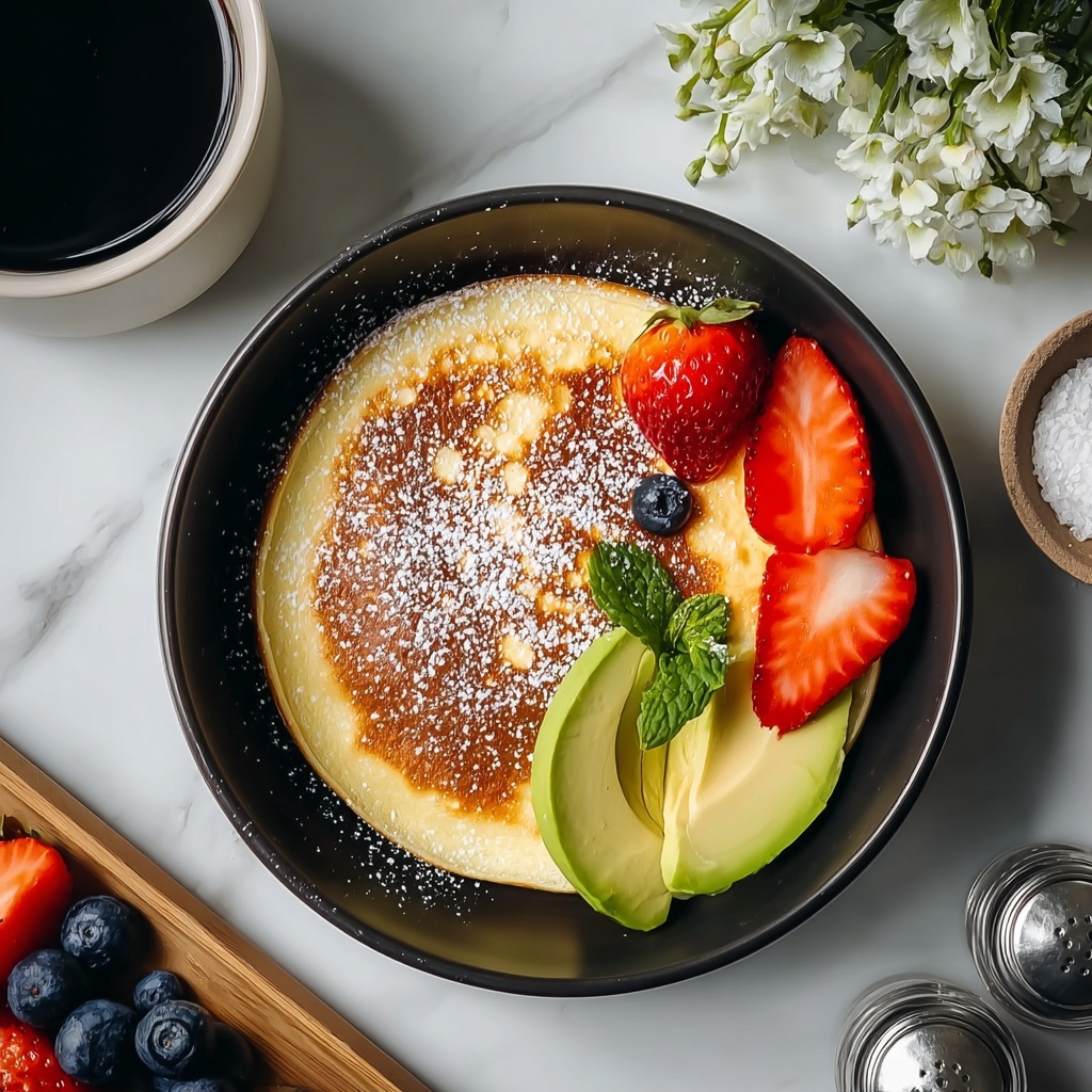 Traditional Fluffy Japanese Soufflé Pancakes Recipe - Recipe Image