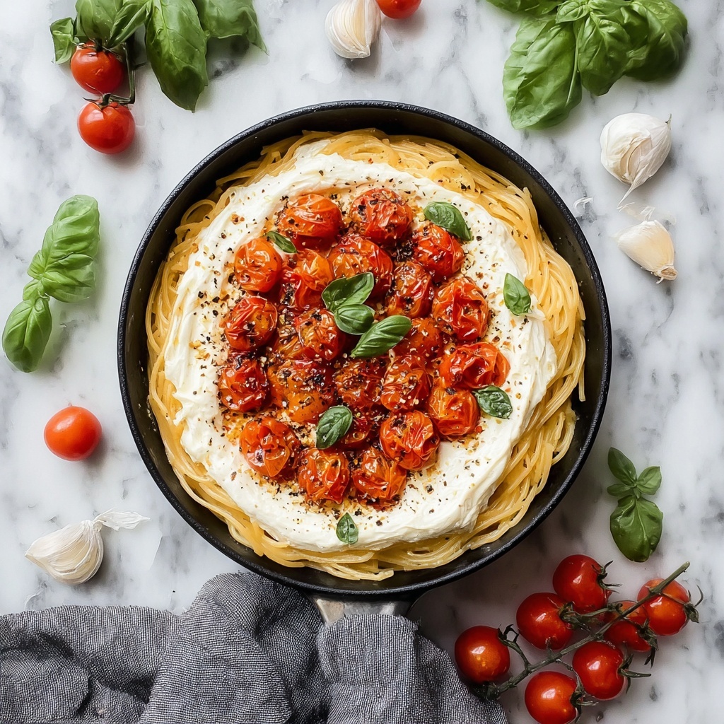 Roasted Tomato and Garlic Ricotta Pasta Recipe - Recipe Image