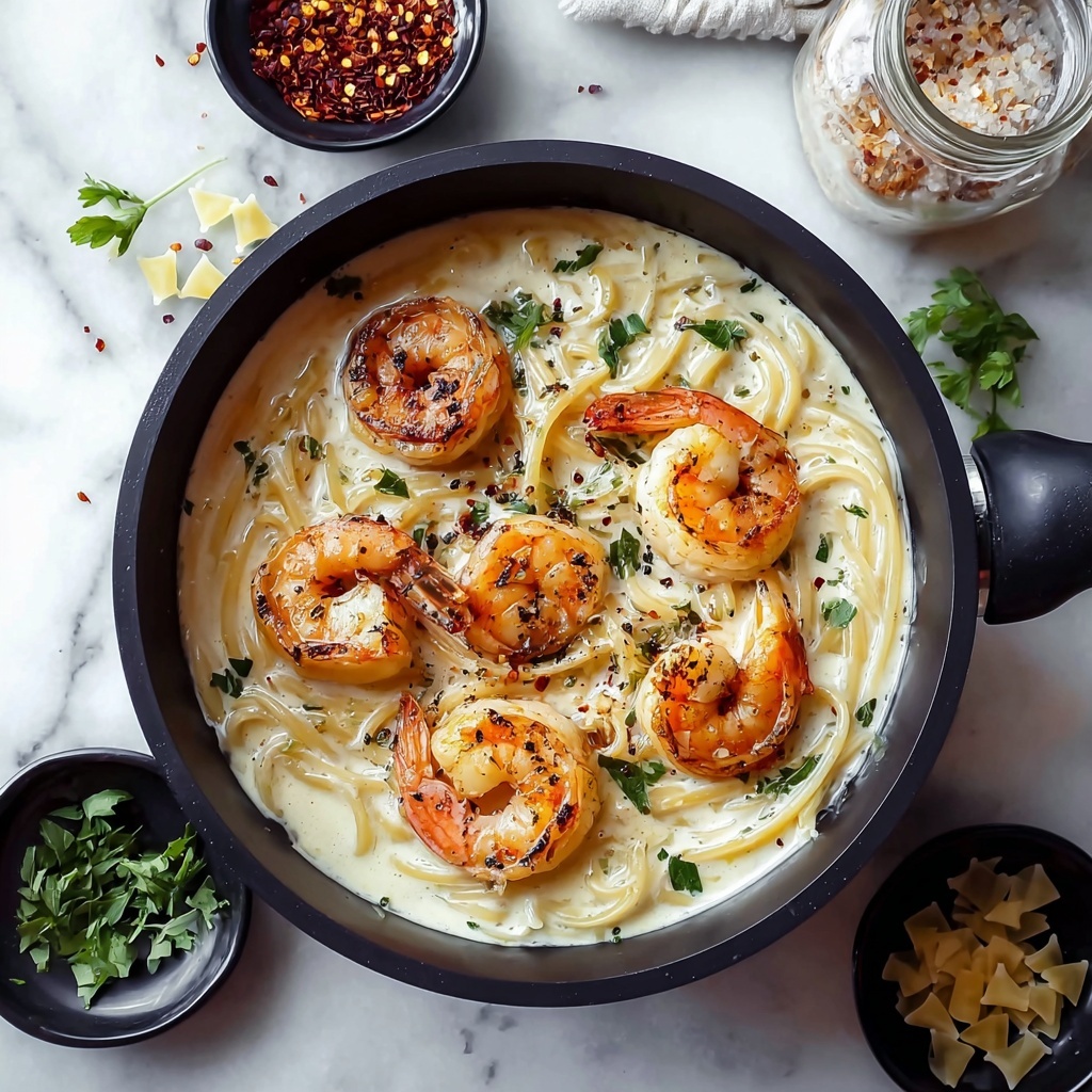 Creamy Marry Me Shrimp Pasta Recipe - Recipe Image