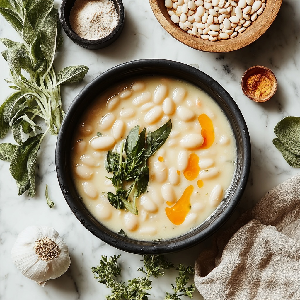 Tuscan White Bean Soup Recipe - Recipe Image
