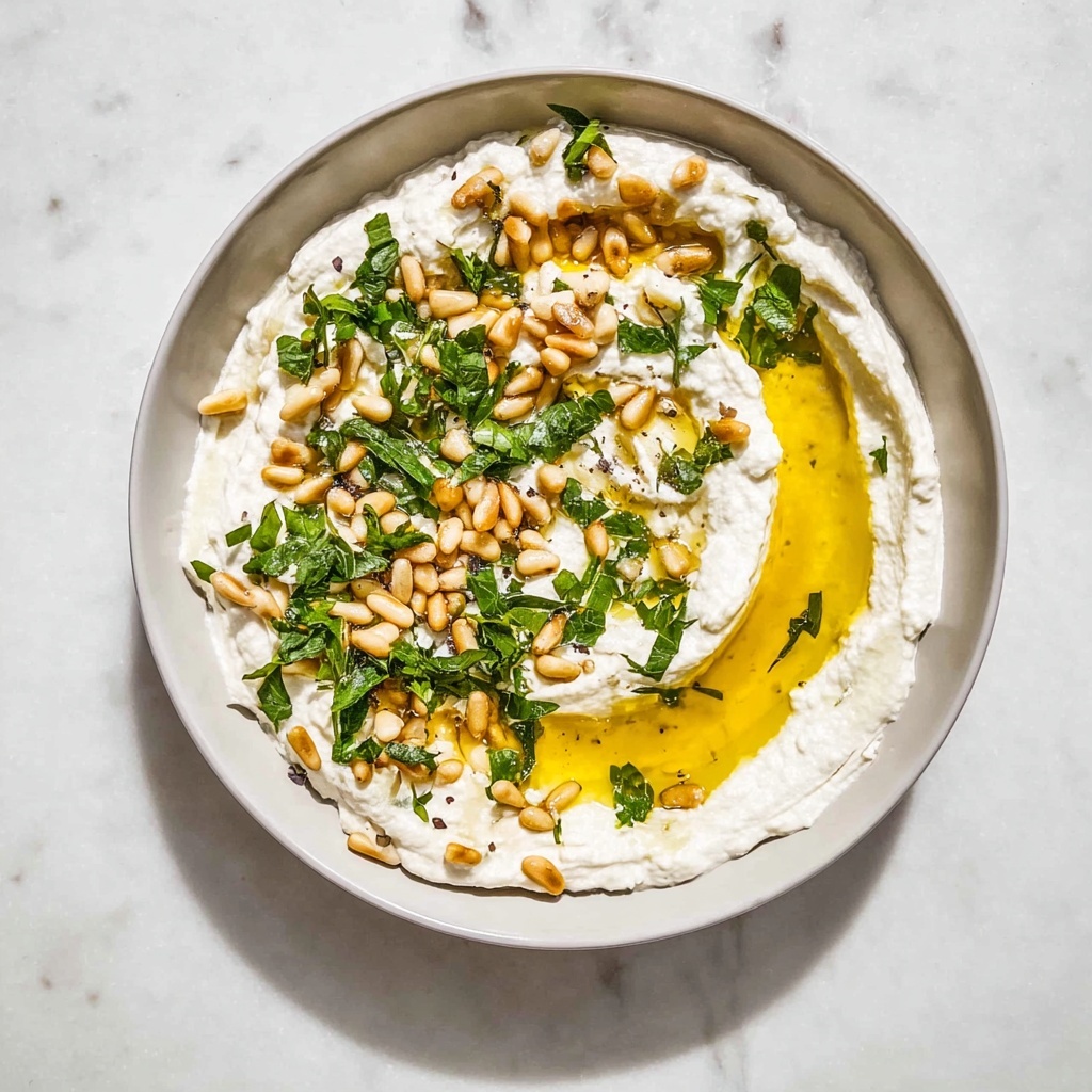 Whipped Feta Dip with Toasted Pine Nuts and Parsley Recipe - Recipe Image