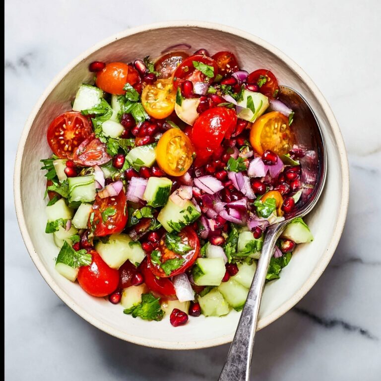 Middle Eastern Cherry Tomato and Pomegranate Salad Recipe