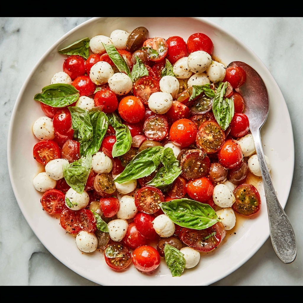Cherry Tomato Caprese Salad Recipe - Recipe Image