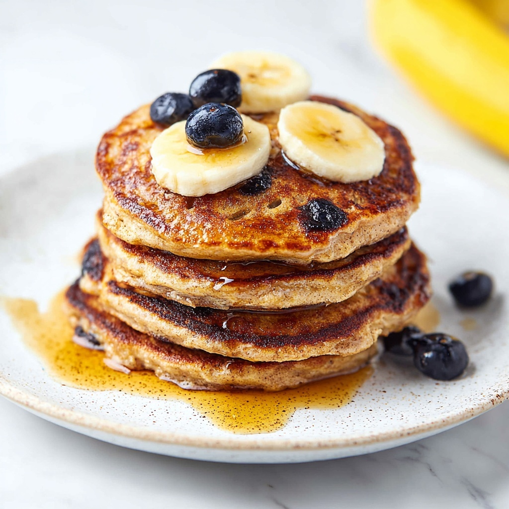 Banana Oat Pancakes Recipe - Recipe Image