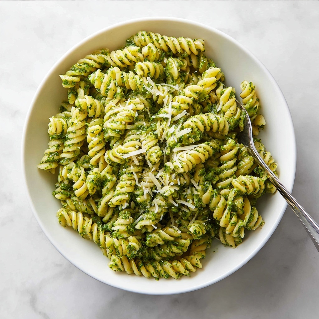 Ramp Pasta with Basil, Lemon, and Pine Nuts Recipe - Recipe Image