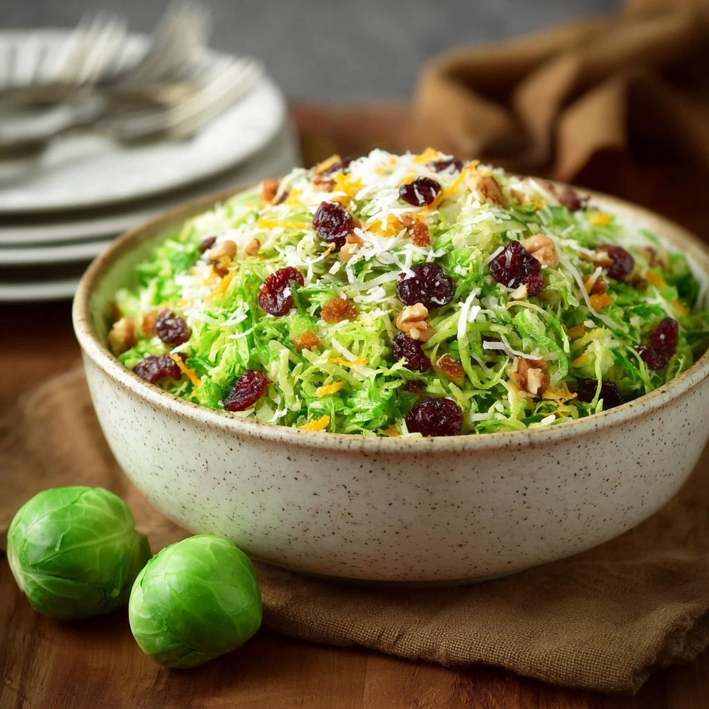 Brussels Sprout Salad with Citrus Vinaigrette Recipe - Recipe Image