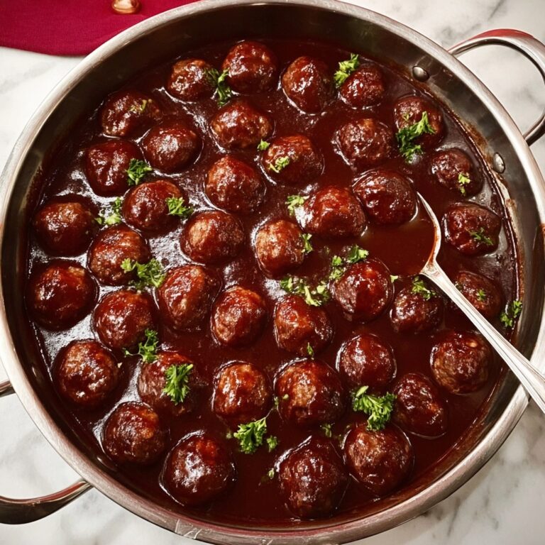 Glazed Turkey Meatballs with Grape Jelly and Chili Sauce Recipe