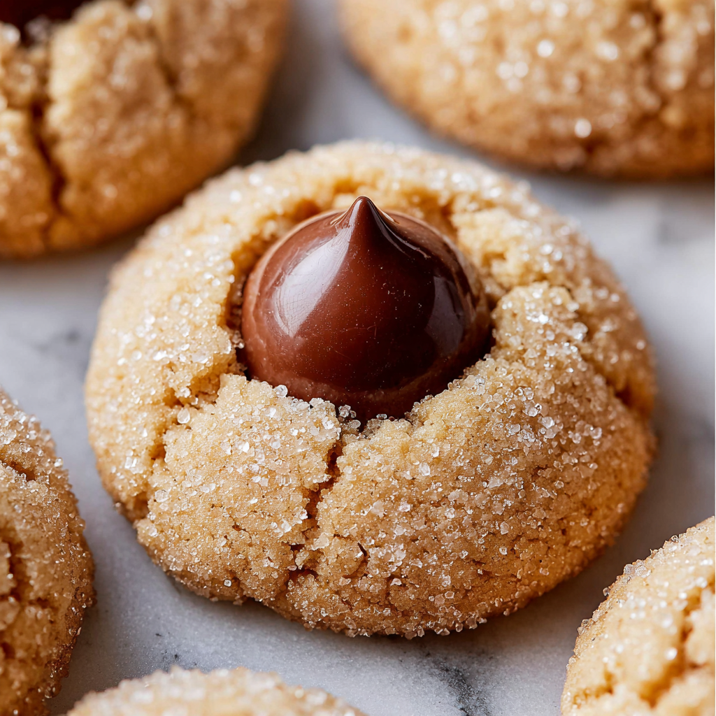 Peanut Butter Blossoms Recipe - Recipe Image