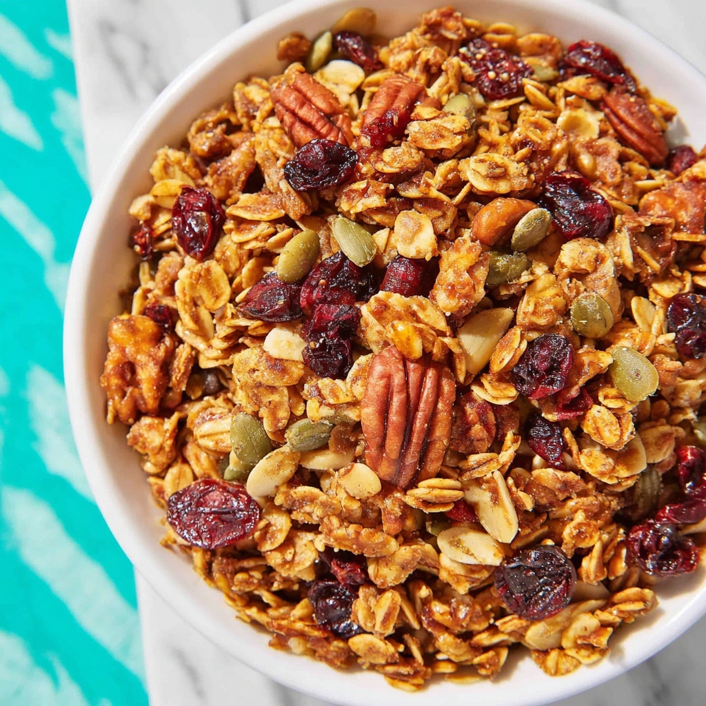 Maple Pecan Granola Recipe - Recipe Image