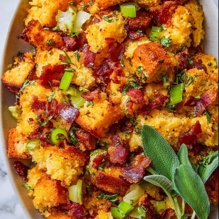 Bacon Cornbread Stuffing Recipe