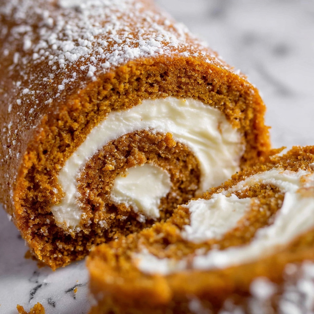 Pumpkin Roll with Cream Cheese Frosting Recipe - Recipe Image
