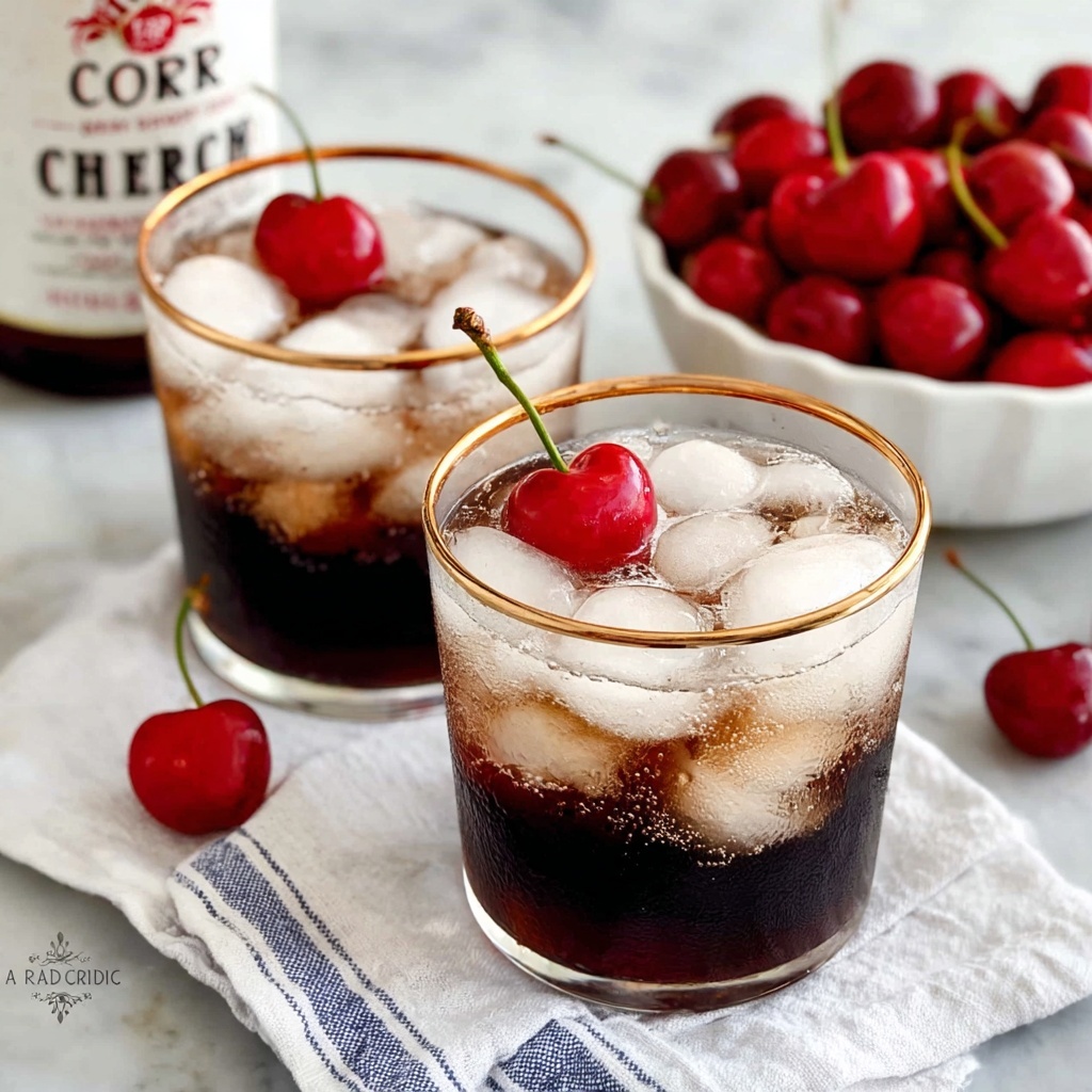 Adult Dark Cherry Cream Soda Recipe - Recipe Image