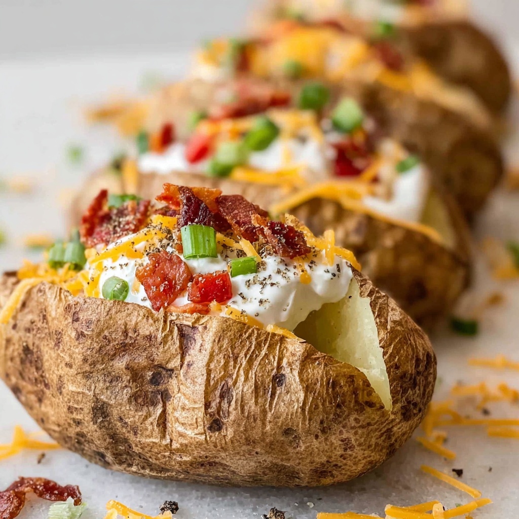 How to Make Baked Potatoes Recipe - Recipe Image