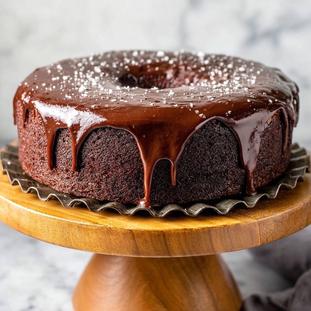 Chocolate Bundt Cake with Rich Ganache Recipe - Recipe Image