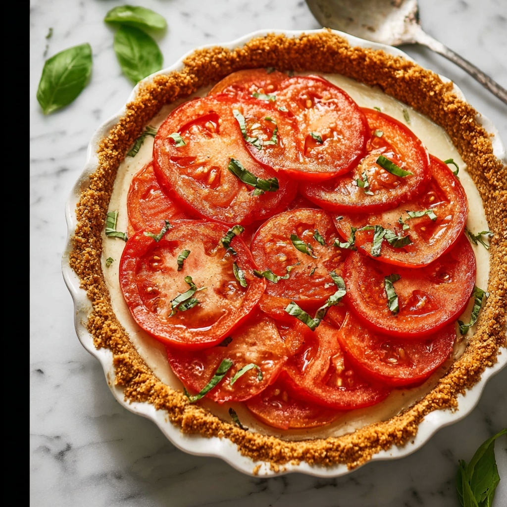 Creamy Bacon Tomato Pie Recipe - Recipe Image