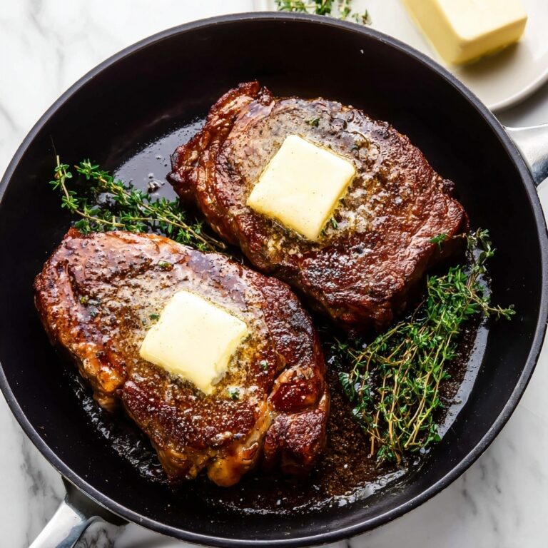 Oven Baked Ribeye Steak Recipe
