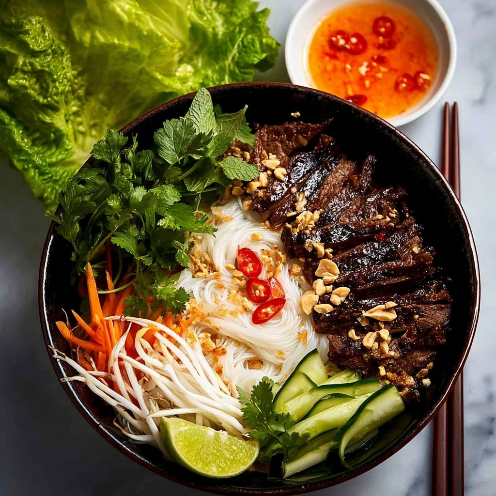 Vietnamese Pork Noodle Bowls (Bun Thit Nuong) Recipe - Recipe Image