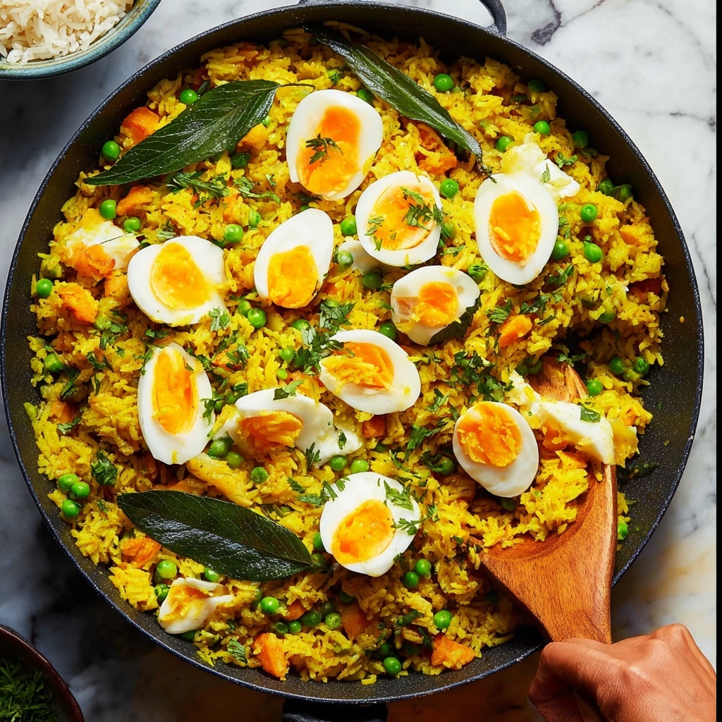 British Curried Fish and Rice (Kedgeree) Recipe - Recipe Image