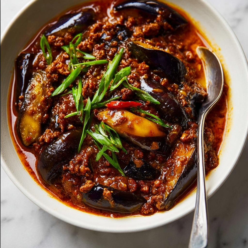 Chinese Eggplant and Minced Pork - Sichuan Fish Fragrant Eggplant Recipe - Recipe Image