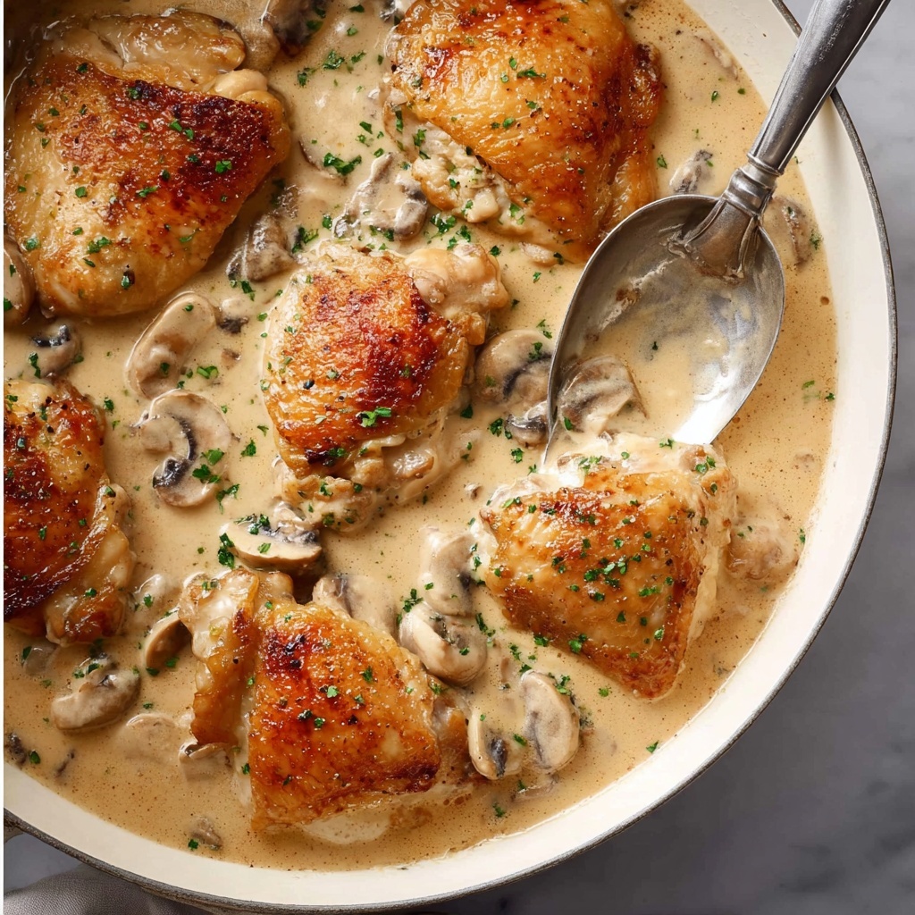Chicken Fricassée (French Creamy Chicken Stew) Recipe - Recipe Image