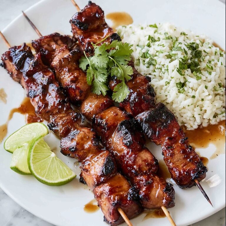 Honey Sriracha Chicken Skewers Recipe