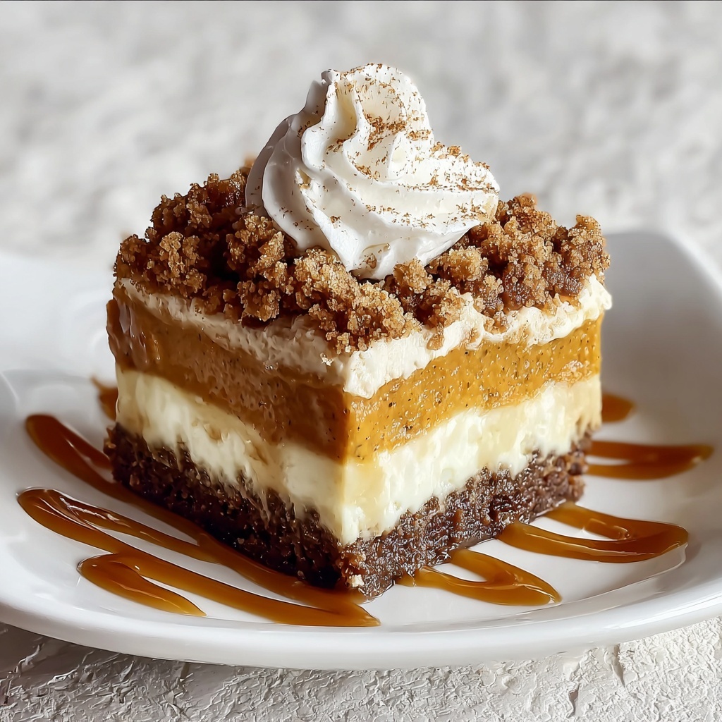 Pumpkin Cheesecake Bars Recipe - Recipe Image