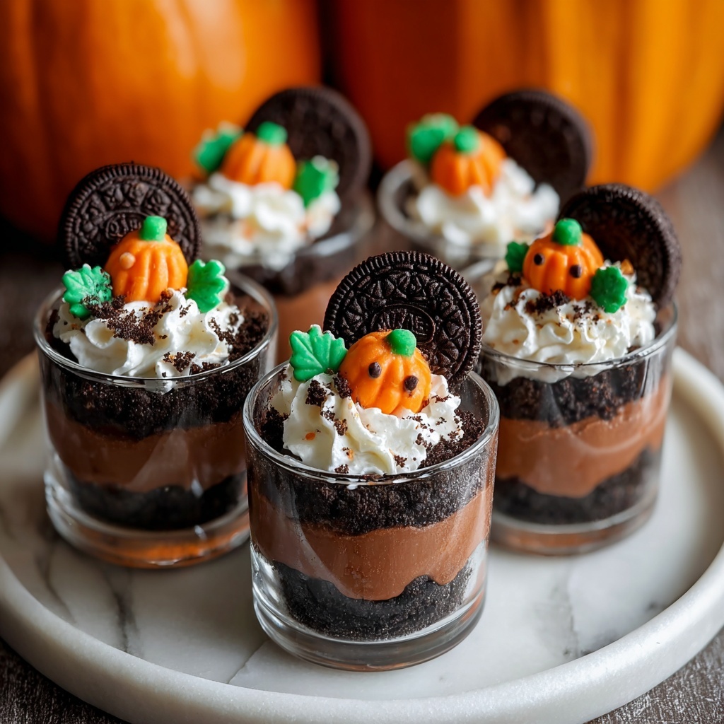 Pumpkin Patch Dirt Cups Recipe - Recipe Image