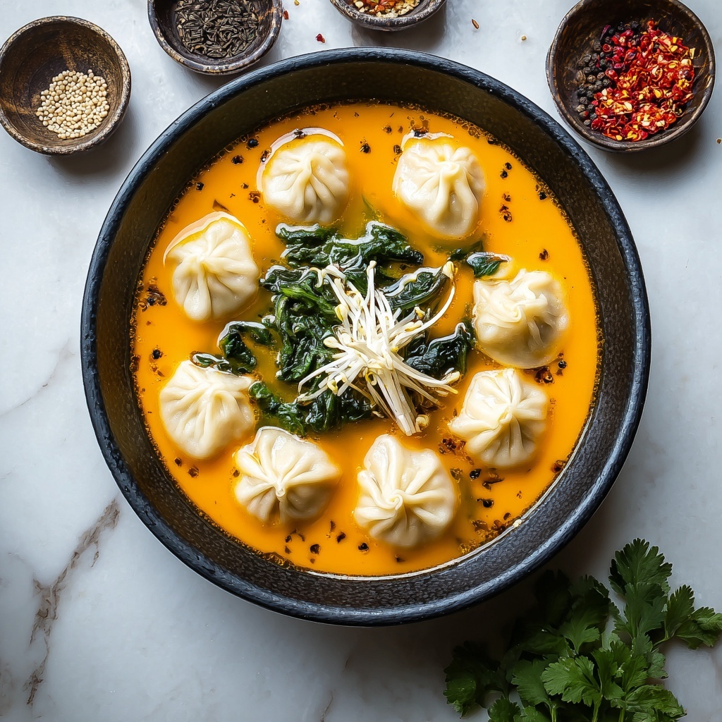 Thai Red Curry Dumpling Soup Recipe - Recipe Image