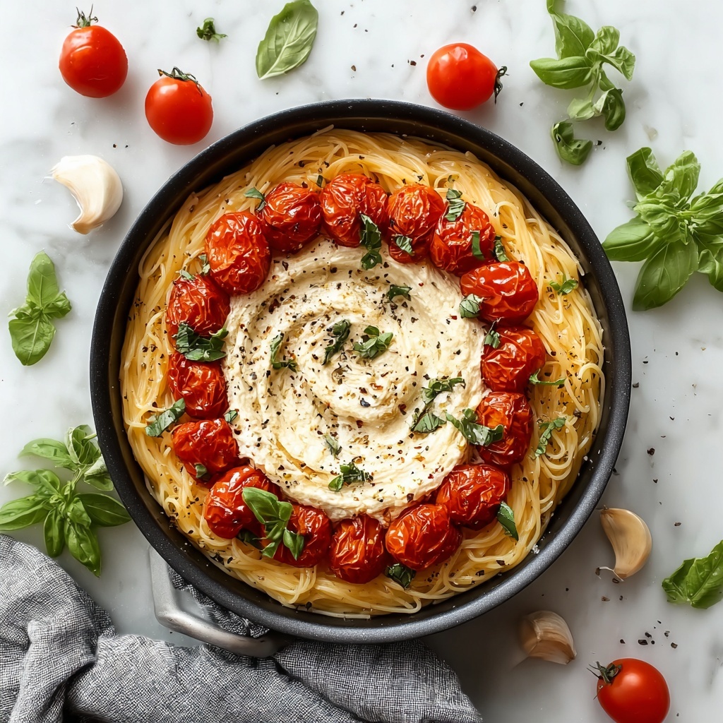 Roasted Tomato and Garlic Ricotta Pasta Recipe - Recipe Image