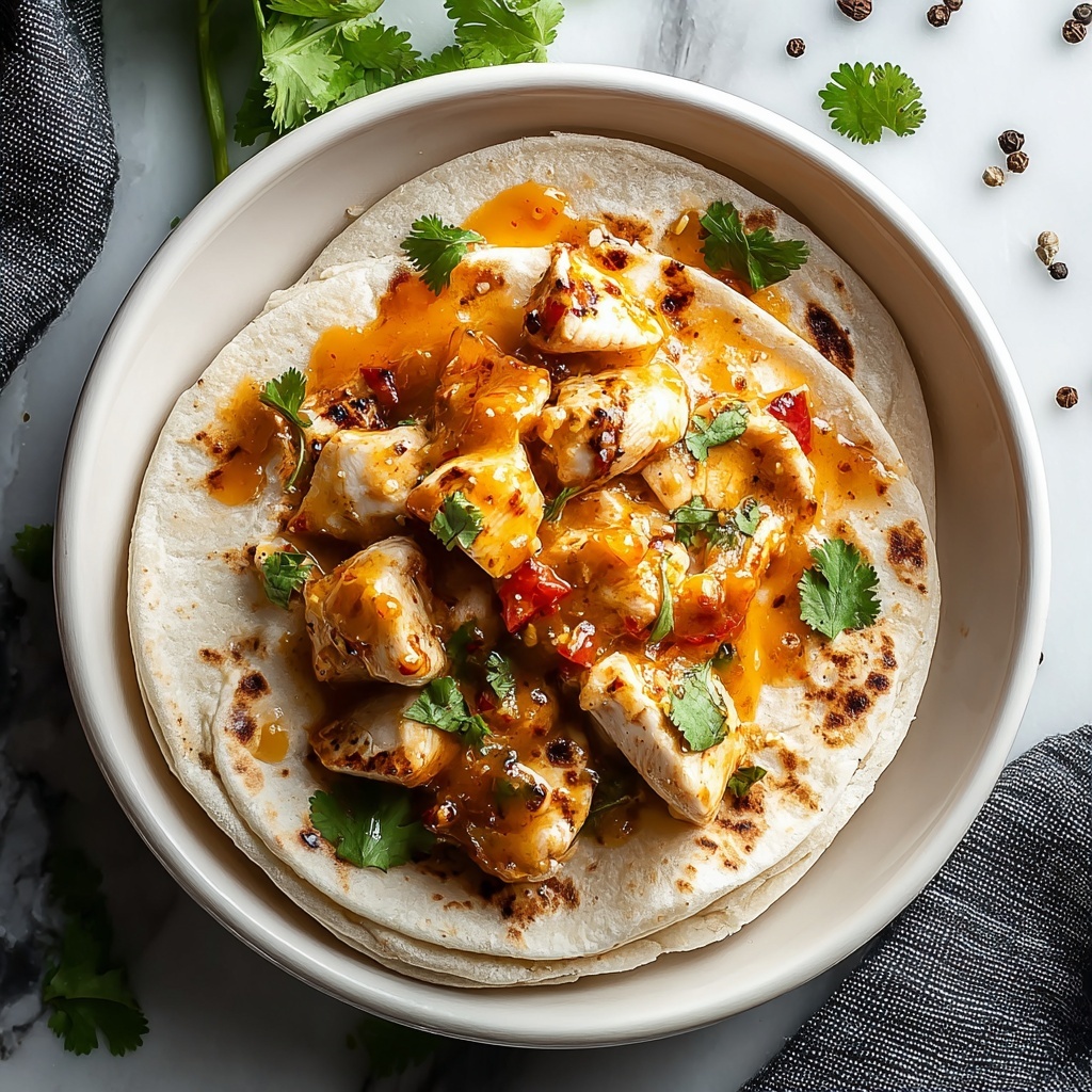 Cheesy Chicken Wraps Recipe - Recipe Image