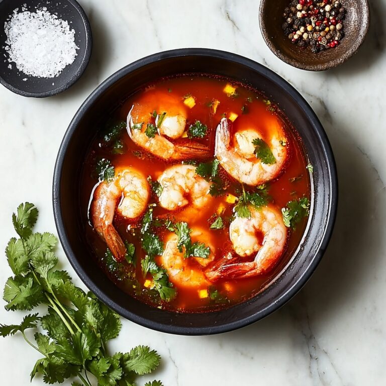 Spicy Shrimp Soup with Coconut and Aromatic Spices Recipe