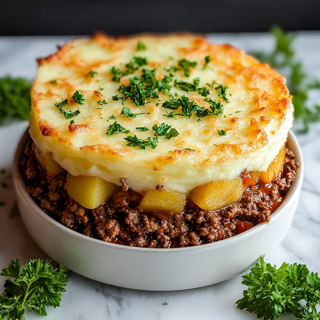 Hobo Casserole Rustic Ground Beef and Potato Bake Recipe - Recipe Image