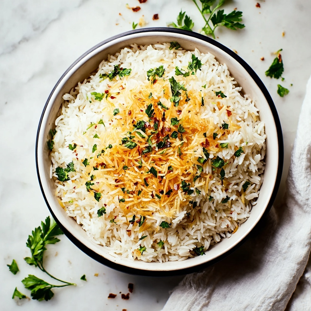 Savory Golden Onion Butter Jasmine Rice Recipe - Recipe Image