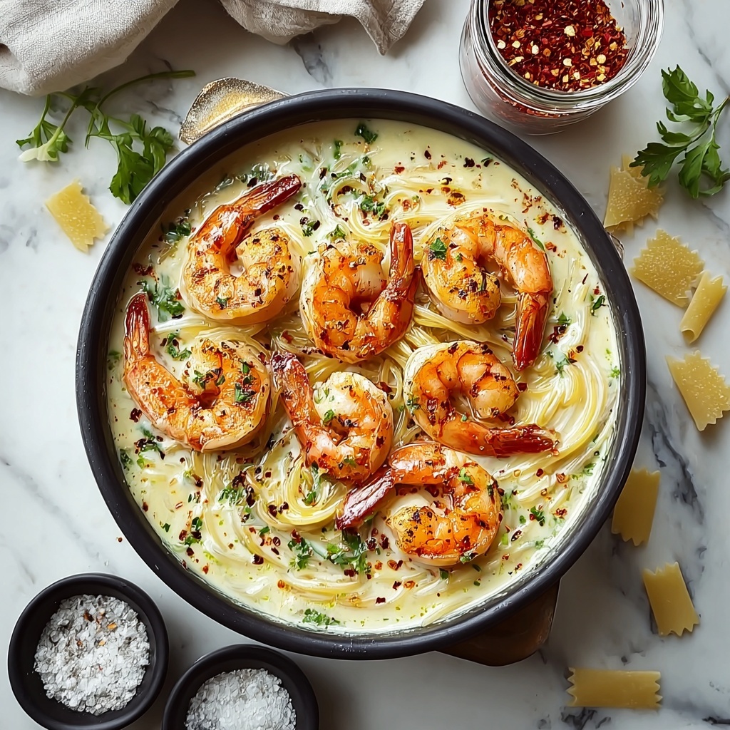 Creamy Marry Me Shrimp Pasta Recipe - Recipe Image