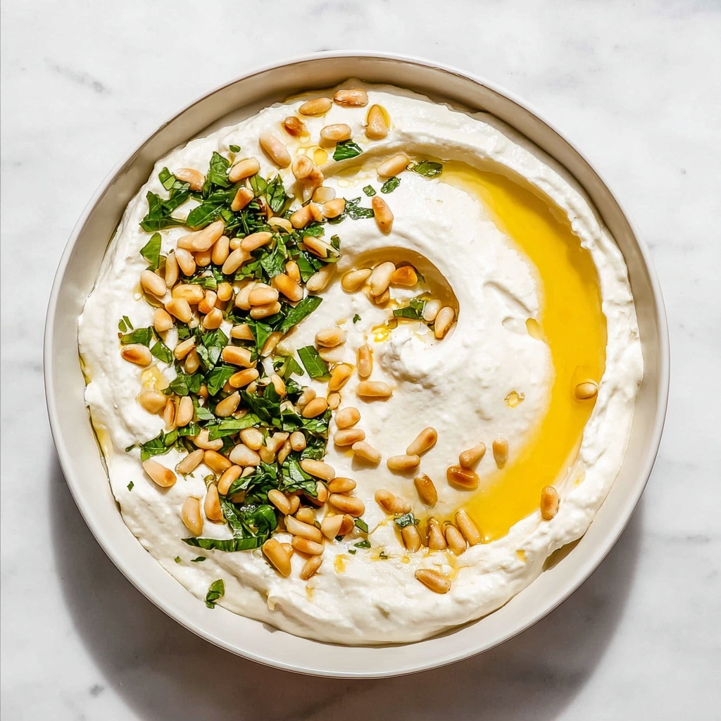Whipped Feta Dip with Toasted Pine Nuts and Parsley Recipe - Recipe Image