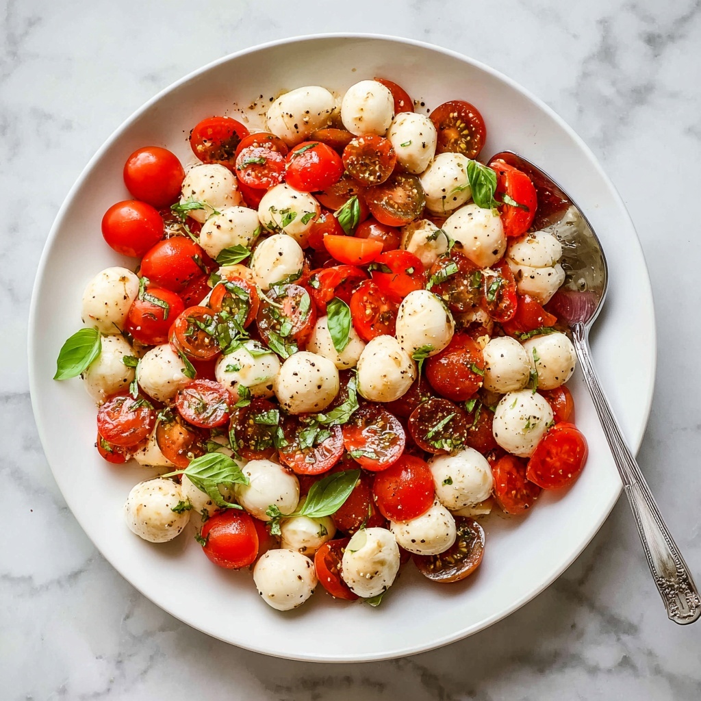 Cherry Tomato Caprese Salad Recipe - Recipe Image