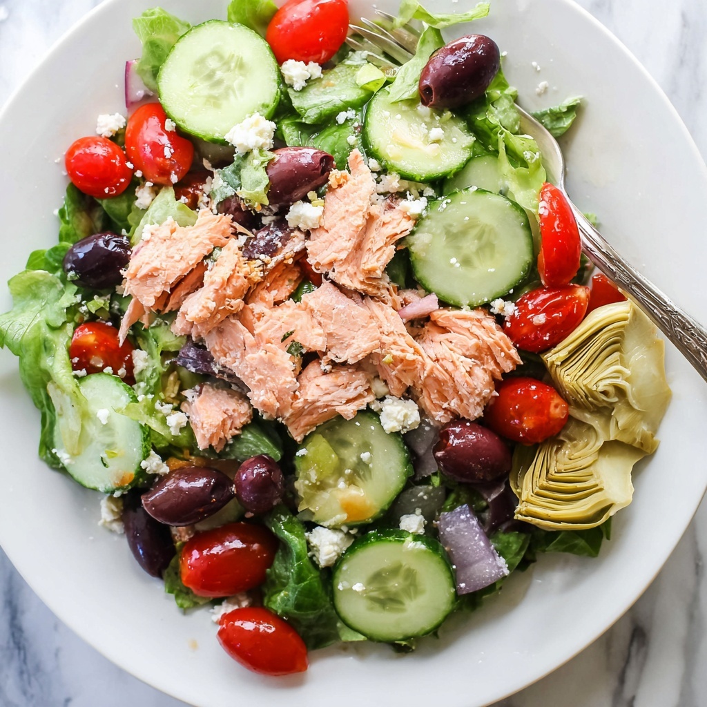Mediterranean Salmon Salad Recipe - Recipe Image