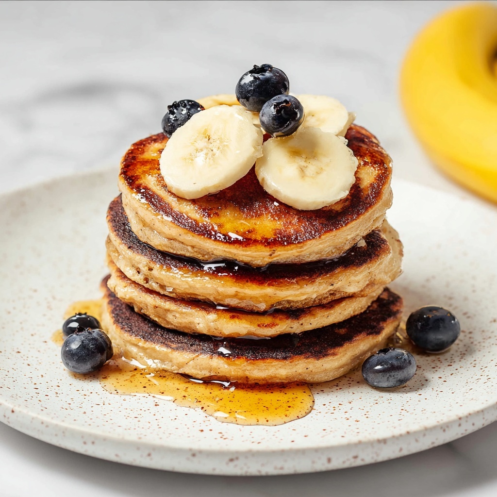 Banana Oat Pancakes Recipe - Recipe Image