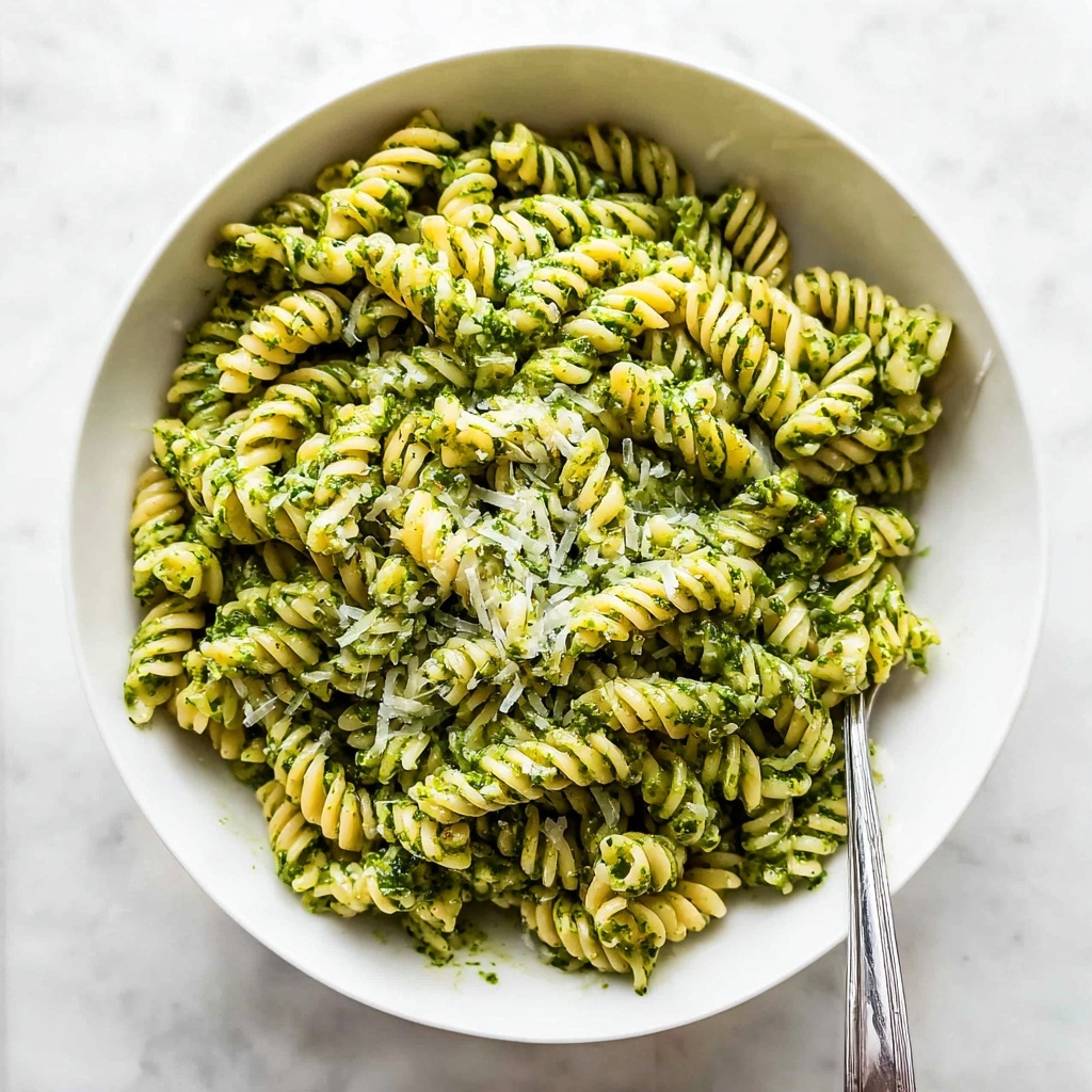 Ramp Pasta with Basil, Lemon, and Pine Nuts Recipe - Recipe Image