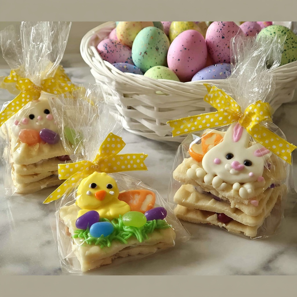 Easter Bunny White Chocolate Bark Recipe - Recipe Image