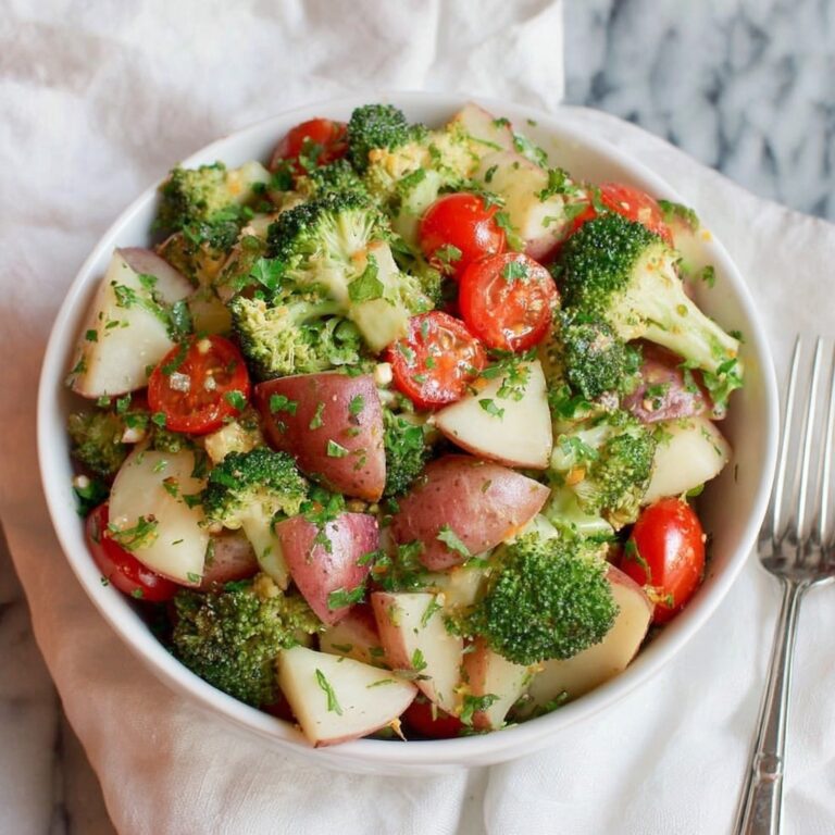 Potato Broccoli Salad with Vinaigrette Recipe