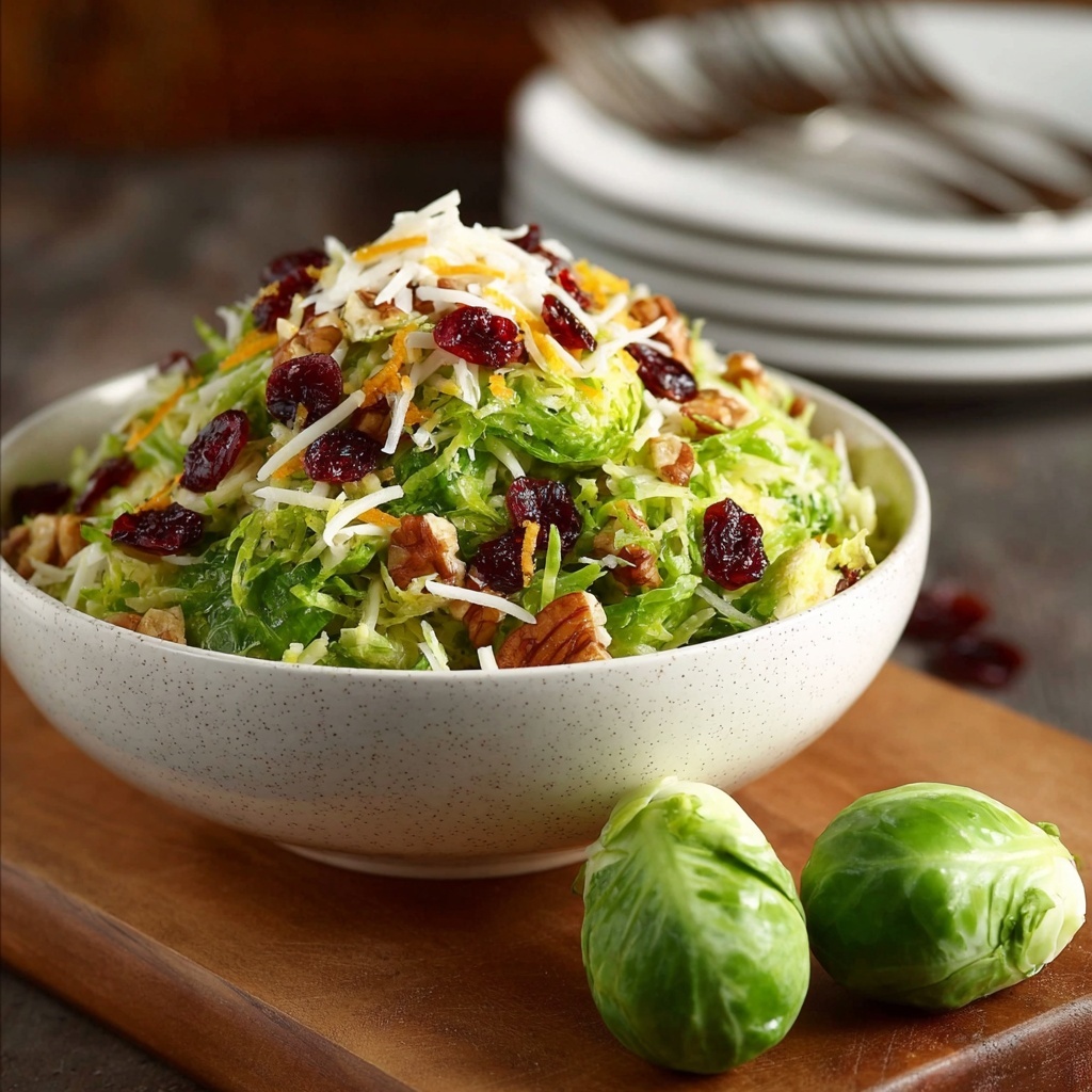 Brussels Sprout Salad with Citrus Vinaigrette Recipe - Recipe Image