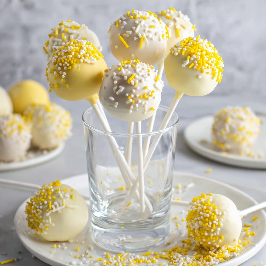 Lemon Cake Pops Recipe - Recipe Image