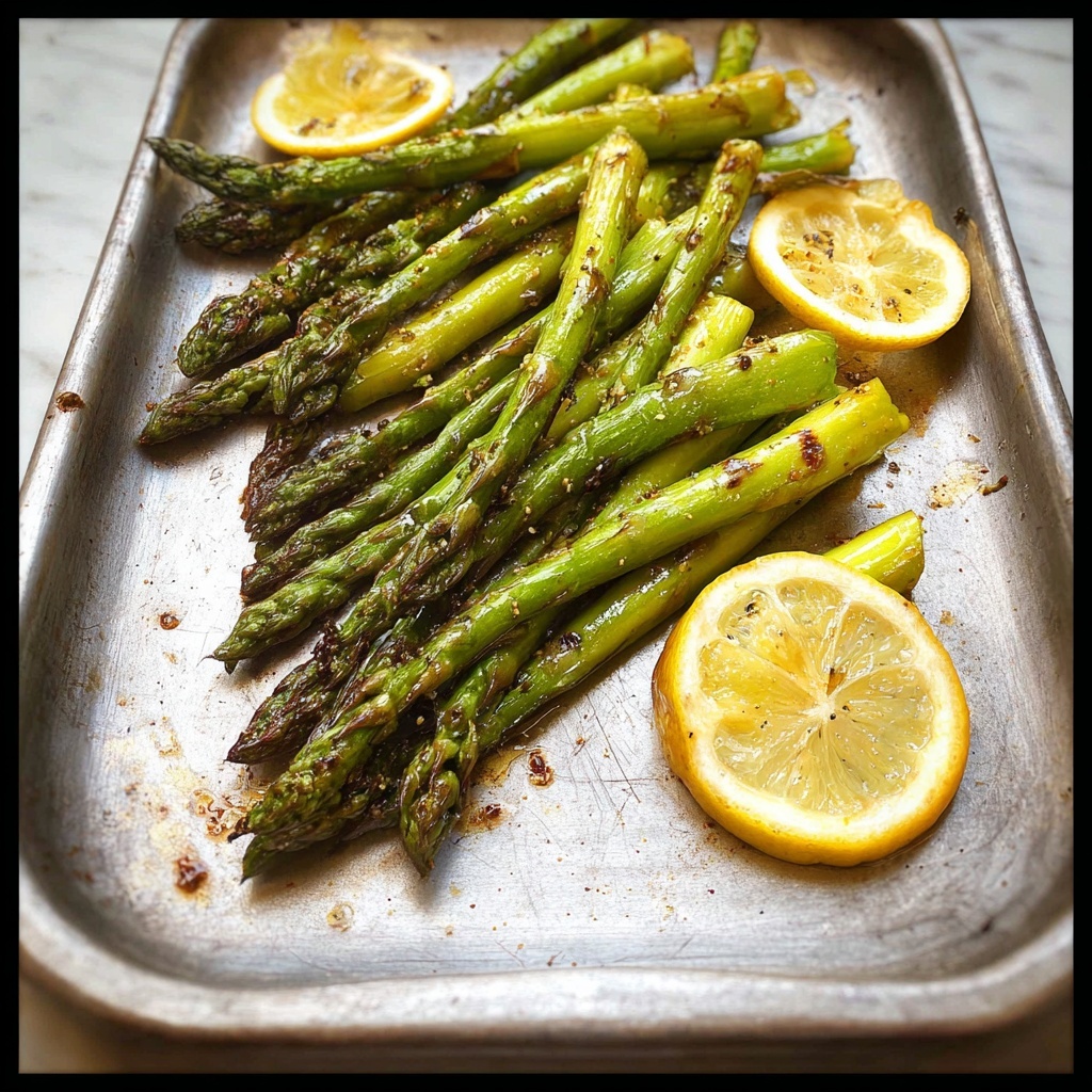 Grilled Asparagus with Lemon Butter Recipe - Recipe Image